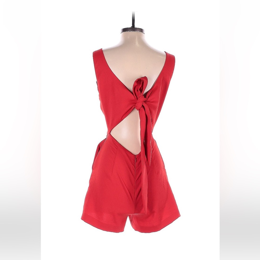 Aritzia Wilfred Ecoulement Romper - Red (0) - Picture 3 of 8